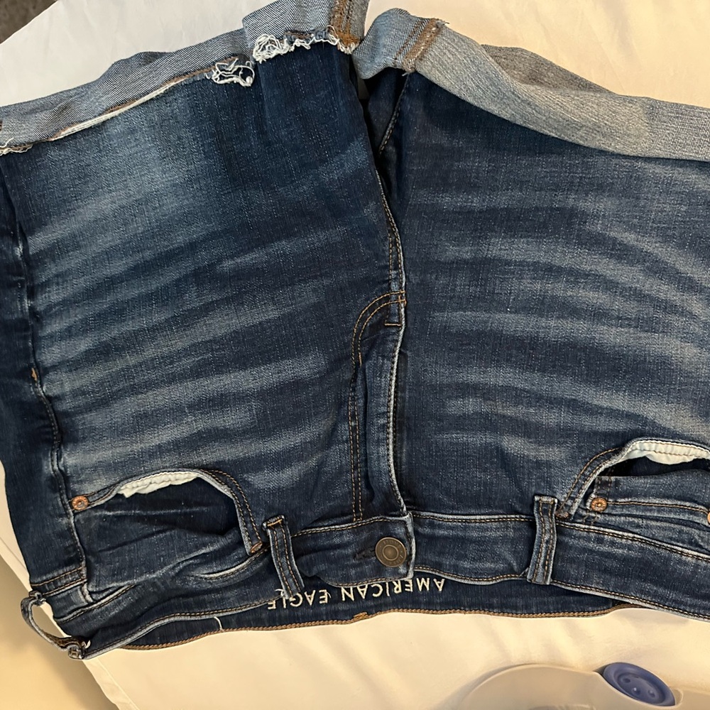 American Eagle Dark Wash Denim Shorts